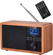 ADLER AD1184 BLUETOOTH WOODEN RADIO DAB+ W REMOTE CONTROL