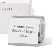 NIIMBOT NIIMBOT THERMAL LABEL PAPER 50*50-150 TRANSPARENT 1EA01046101