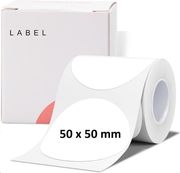 NIIMBOT THERMAL LABEL PAPER 50*50-150 ROUND WHITE A2A68351901