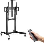 GEMBIRD GEMBIRD MOTORIZED HEIGHT ADJUSTABLE TV FLOOR STAND WITH CASTER WHEELS AND REMOTE 55-100 TVS-100T-01