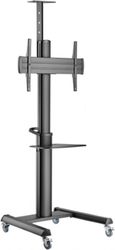 GEMBIRD GEMBIRD ALUMINUM TV FLOOR STAND WITH CASTER WHEELS 37?-70? BLACK TVS-70T-02
