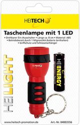HEITECH HEITECH FLASHLIGHT WITH 1 LED HEI003556