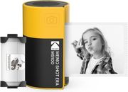 KODAK KODAK MEMO SHOT ERA - 2-IN-1 INSTANT CAMERA AND PHOTO LABEL PRINTER + ONE ROLL, YELLOW