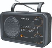 MUSE ΡΑΔΙΟΦΩΝΟ M-06DS ΜΠΑΤ-ΡΕΥΜΑΤΟΣ ΑΝΑΛΟΓΙΚΟ ΜΑΥΡΟ 230133