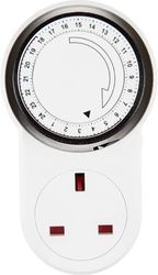 EUROLAMP ΧΡΟΝΟΔΙΑΚΟΠΤΗΣ UK ΠΡΙΖΑΣ 24H 13A 240V ΠΡΟΣΤΑΣΙΑ ΕΠΑΦΩΝ IP20 147-35002