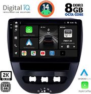 DIQ BXF 11707_CPAA (10INC) MULTIMEDIA TABLET FOR CITROEN C1-PEUGEOT 107-TOYOTA AYGO MOD. 2005-2014