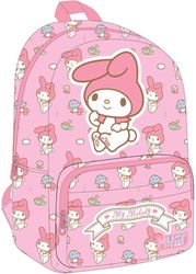 MUST ΤΣΑΝΤΑ ΠΛΑΤΗΣ 29Χ17Χ41ΕΚ 1 ΚΕΝΤΡΙΚΗ ΘΗΚΗ MY MELODY ΡΟΖ