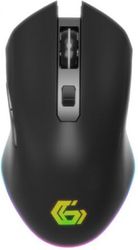 GEMBIRD 6-BUTTON RECHARGEABLE WIRELESS RGB GAMING MOUSE 'FIREBOLT' BLACK MUSGW-6BL-02