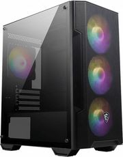 MSI CASE MSI MAG FORGE M100A MICRO GAMING TOWER WINDOW 4X RGB FANS BLACK