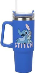 PALADONE: STITCH - BLUE 900ML MULTIWAY TRAVEL CUP AND STRAW