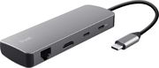TRUST DALYX 8-IN-1 / 2 C - 2 USB - 1 HDMI - 1 ETHER. 1 READER