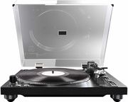 AIWA PROFESSIONAL BELT-DRIVE TURNTABLE BLUETOOTH PREAMP STROBOSCOPE USB REC BLACK APX-1200BT/BK