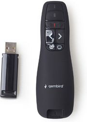 GEMBIRD GEMBIRD WIRELESS PRESENTER WITH LASER POINTER BLACK WP-L-12