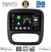 DIGITAL IQ BXK 20499_CPAA 9'' MULTIMEDIA OPEL VIVARO RENAULT TRAFIC FIAT TALENDO NISSAN NV 300 14&amp;GT