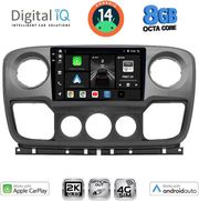 DIGITAL IQ BXK 20463_CPAA 10'' MULTIMEDIA TABLET NISSAN NV400 OPEL MOVANO RENAULT MASTER 2010-2020