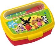 STOR: BING - FUNNY SANDWICH BOX WITH CUTLERY (10529)