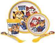 STOR STOR: PAW PATROL BOY RESCUE PUPS 5 PCS -NON SLIP BICOLOR PREMIUM SET (81681)