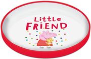 STOR: PEPPA PIG - LITTLE ONE NON SLIP BICOLOR PREMIUM PLATE (13493)