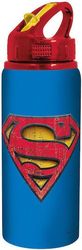 STOR: SUPERMAN - YOUNG ADULT ALUMINIUM SPORT BOTTLE (1491)