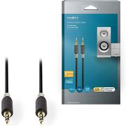 NEDIS CABW22000AT100 STEREO AUDIO CABLE 3.5 MM MALE - 3.5 MM MALE 10 M ANTHRACITEC