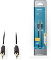 NEDIS NEDIS CABW22000AT30 STEREO AUDIO CABLE 3.5 MM MALE - 3.5 MM MALE 3.0 M ANTHRACITE