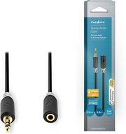 NEDIS NEDIS CABW22050AT30 STEREO AUDIO CABLE 3.5 MM MALE - 3.5 MM FEMALE 3.0 M ANTHRACITE
