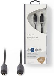 NEDIS CABW25000AT10 OPTICAL AUDIO CABLE TOSLINK MALE - TOSLINK MALE 1.0 M ANTHRACITE