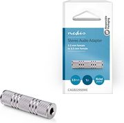 NEDIS CAGB22950ME STEREO AUDIO ADAPTER 3.5 MM FEMALE - 3.5 MM FEMALE METALP