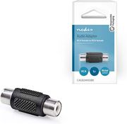 NEDIS CAGB24950BK MONO AUDIO ADAPTER RCA FEMALE - RCA FEMALE BLACKP