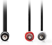 NEDIS CAGL22200BK30 STEREO AUDIO CABLE 3.5MM MALE - 2X RCA MALE 3.00M BLACK