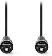 NEDIS CAGL25000BK100 OPTICAL AUDIO CABLE TOSLINK MALE - TOSLINK MALE 10.0M BLACK