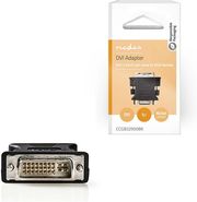 NEDIS CCGB32900BK DVI ADAPTER DVI-I 24+5-PIN MALE - VGA FEMALE BLACKP