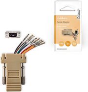 NEDIS CCGB52820IV SERIAL ADAPTER D-SUB 9-PIN FEMALE - RJ45 FEMALE IVORYP