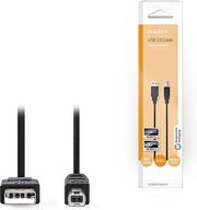 NEDIS CCGB60100BK30 USB 2.0 CABLE A MALE - B MALE 3.0M BLACK