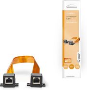 NEDIS CCGB85901BK03 CAT5E FLAT CABLE UTP RJ45 (8P8C) FEMALE - RJ45 (8P8C) FEMALE 0.30M ORANGE