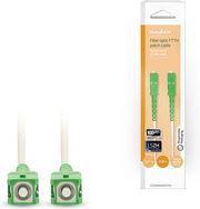 NEDIS CCGB89600WT20 GLASS FIBER PATCH CABLE SMF (SINGLE MODE PHASE) SC/APC - SC/APC 2.00M WHITE