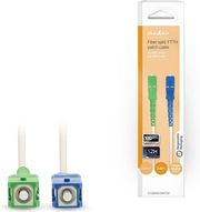 NEDIS CCGB89610WT20 GLASS FIBER PATCH CABLE SMF (SINGLE MODE PHASE) SC/APC - SC/UPC 2.00M WHITE