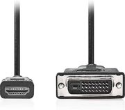 NEDIS CCGL34800BK20 HDMI CABLE HDMI MALE - DVI-D 24+1-PIN MALE 1080P 2.00M BLACK