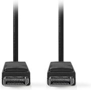 NEDIS CCGL37010BK20 DISPLAYPORT CABLE DISPLAYPORT MALE - DISPLAYPORT MALE 4K@60HZ 2.00M BLACK