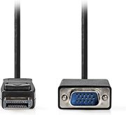 NEDIS CCGL37301BK20 VGA CABLE DISPLAYPORT MALE - VGA MALE 2.00M BLACK