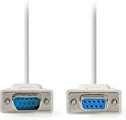 NEDIS NEDIS CCGL52010IV20 SERIAL CABLE D-SUB 9-PIN MALE - D-SUB 9-PIN FEMALE 2.00M IVORY