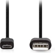 NEDIS CCGL60500BK05 USB 2.0 CABLE USB A MALE - USB MICRO-B MALE 10W 0.50M BLACK