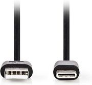 NEDIS CCGL60601BK20 USB 2.0 CABLE USB A MALE - USB-C MALE 2.5W 2.00M BLACK