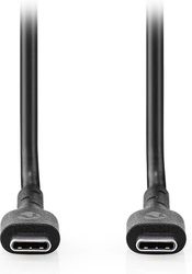 NEDIS CCGL60710BK20 USB HIGH SPEED CABLE USB-C MALE - USB-C MALE 2.00M BLACK