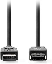 NEDIS CCGL61010BK20 USB 3.2 GEN 1 CABLE USB-A MALE - USB-A FEMALE 2.00M BLACK