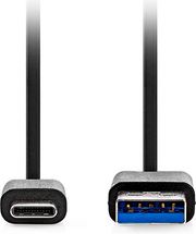 NEDIS CCGL61600BK10 USB 3.2 GEN 1 CABLE USB-A MALE - USB-C MALE 15W 1.00M BLACK