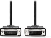 NEDIS CCGP32001BK30 DVI-D 24+1-PIN MALE DVI-D 24+1-PIN MALE 3.00M BLACK