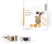 NEDIS CCGP52821IV D-SUB ADAPTER D-SUB 9-PIN MALE - RJ45 (8P8C) FEMALE IVORY