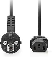 NEDIS CEGL10000BK50 POWER CABLE ANGLED SCUKO MALE - IEC-320-C13 5.00M BLACK