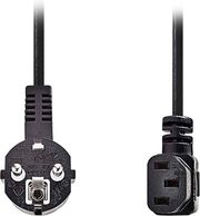 NEDIS CEGL10020BK50 POWER CABLE SCHUKO MALE - IEC-320-C13 ANGLED 5.00M BLACK